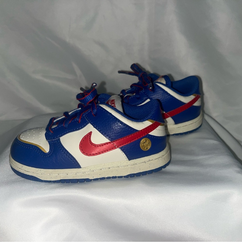 UNIQUE! Nike Dunk low Next Nature Superhero 8c